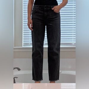 Liverpool Black Straight Leg Jeans size 4/27